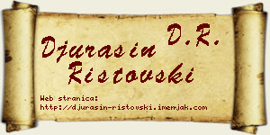 Đurašin Ristovski vizit kartica